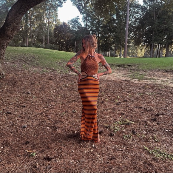 Bec + Bridge Ziggy Knit Maxi Dress in Lurex Stripe | REVOLVE - Picture 4 of 4